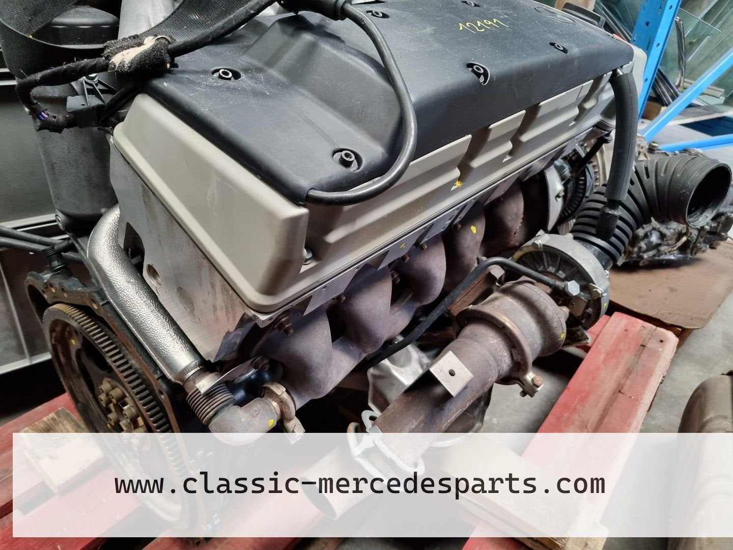 Motor Mercedes OM606.961 turbodiesel met Turbo en brandstofp, Gebruikt, -, Ophalen of Verzenden, -