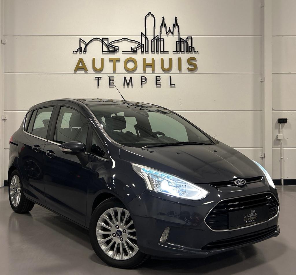 Ford B-Max 1.0 EcoBoost Titanium Nap Airco Led Pdc Camera Cr, Auto's, Ford, Bedrijf, Te koop, B-Max, ABS, Achteruitrijcamera, Airbags
