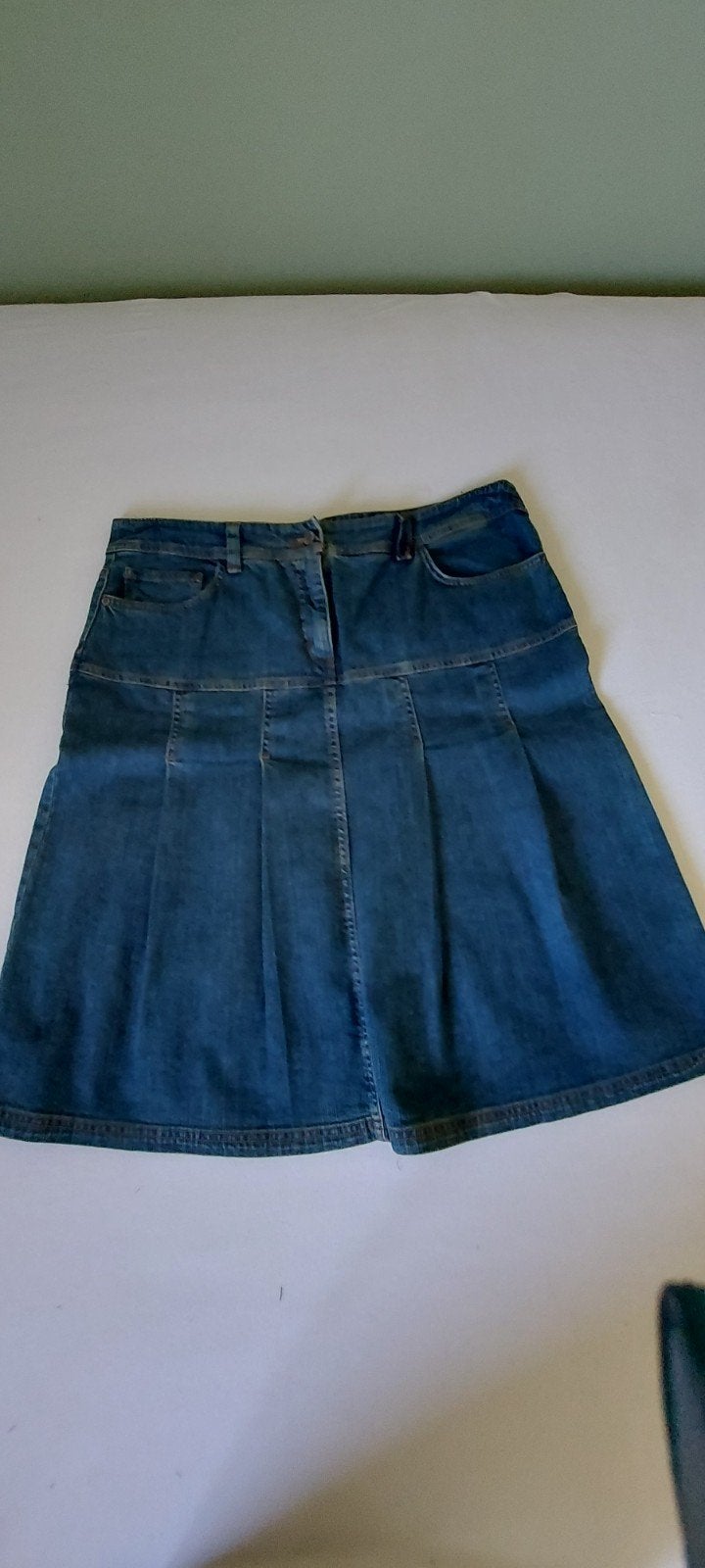 Denim damesrok, Kleding | Dames, Blauw, Yessica, Maat 42/44 (L), Nieuw