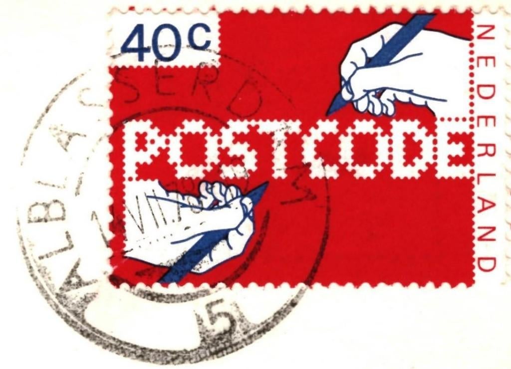 802533 Alblasserdam ZH 1978 Gelopen met Postzegel Postcode, Ophalen of Verzenden, 1960 tot 1980, Gelopen, Zuid-Holland