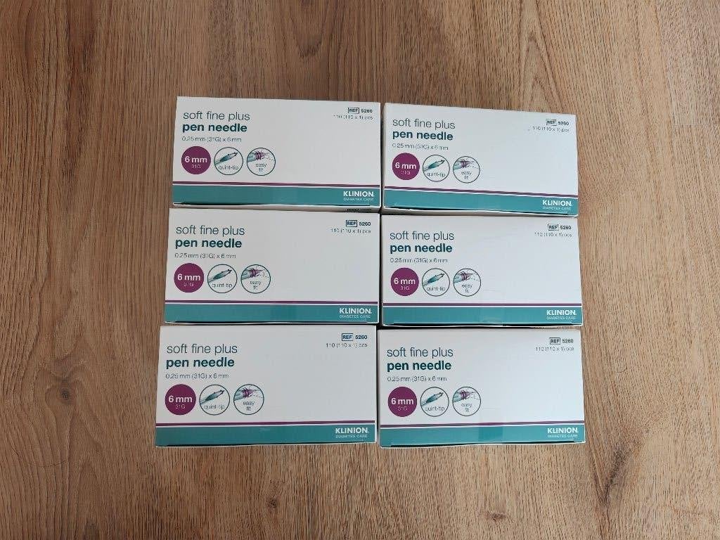 Klinion soft fine plus 6mm naalden, Diversen, Ophalen, Nieuw