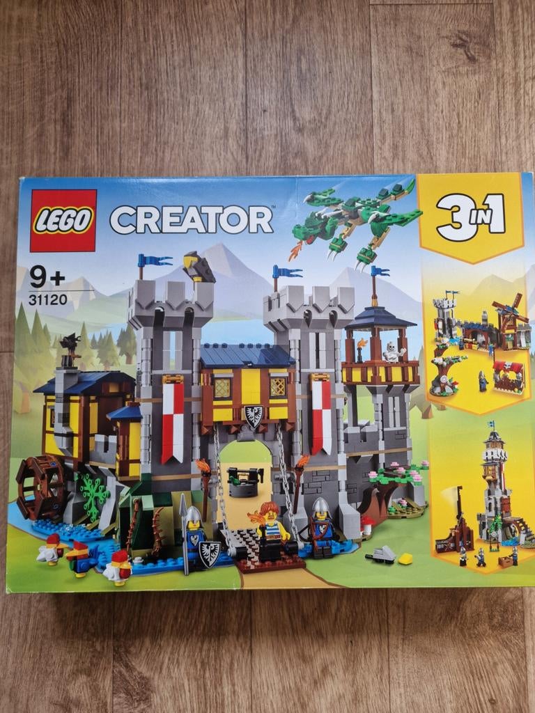 Lego Creator 31120 Middeleeuws Kasteel 3-in-1, Kinderen en Baby's, Speelgoed | Duplo en Lego, Ophalen, Lego, Nieuw, Ongeopend/sealed