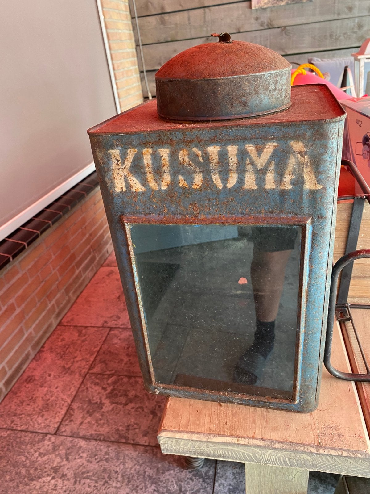 Kistje en windvanger, Ophalen, Zo goed als nieuw