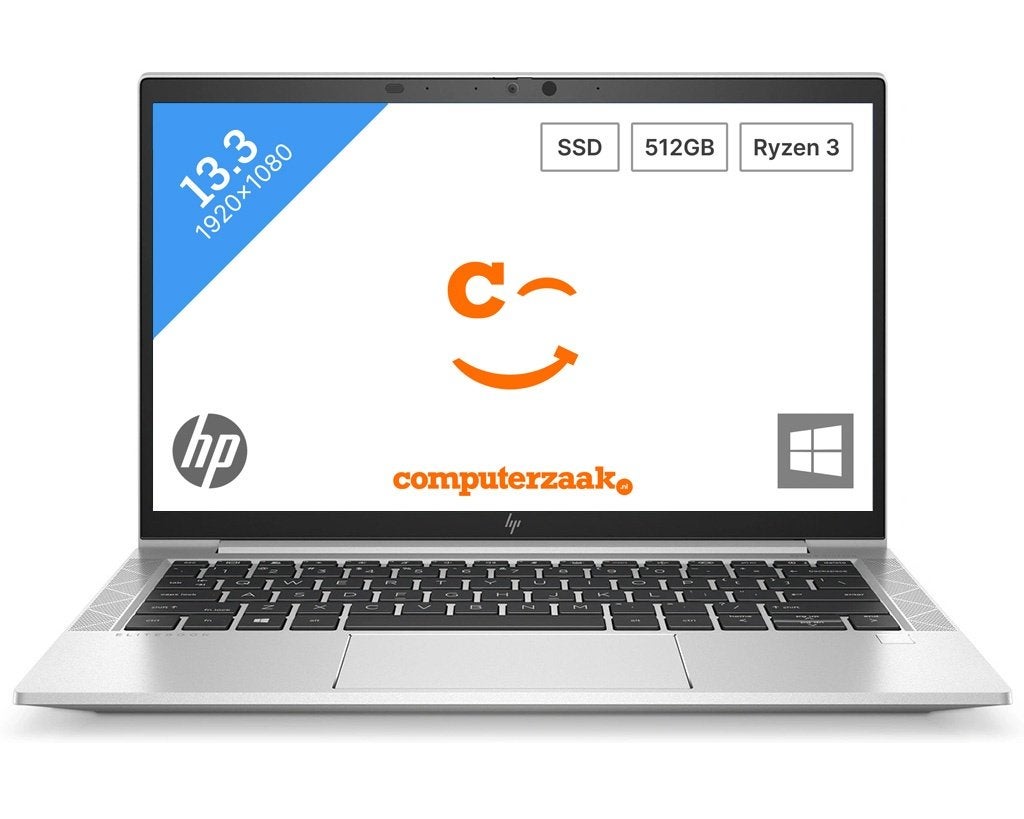 HP EliteBook 835 G8/AMD Ryzen 3/16GB/256GB/Windows 11, Computers en Software, Windows Laptops, Ophalen, Hp, 256 GB, 2 tot 3 Ghz