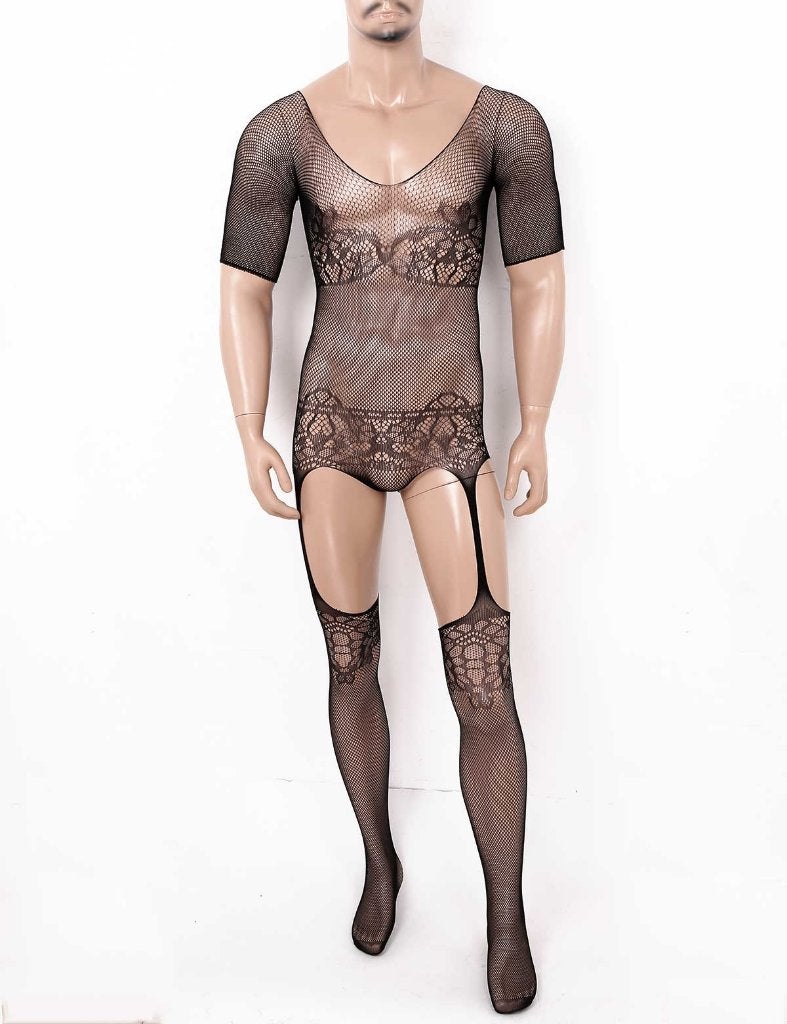 Heren zwarte body 4, Ophalen of Verzenden, Zwart, Nachtkleding