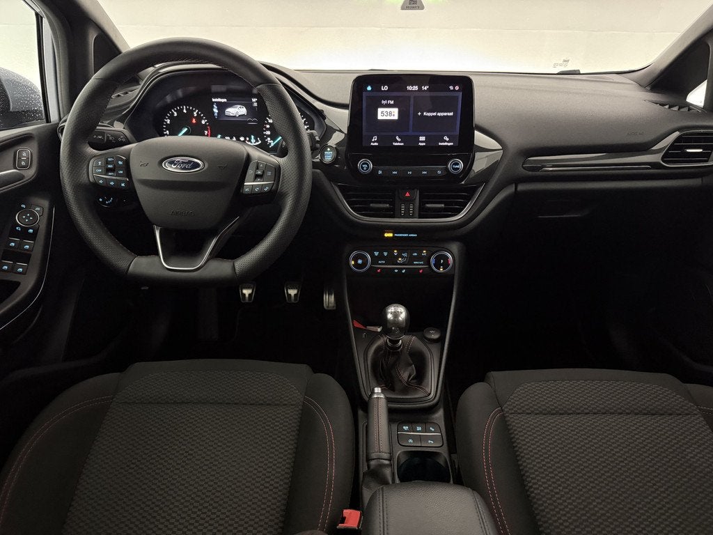 Ford Fiesta 1.0 EcoBoost ST-Line | Camera | Cruise | Clima |, Voorwielaandrijving, 94 pk, Stof, Gebruikt