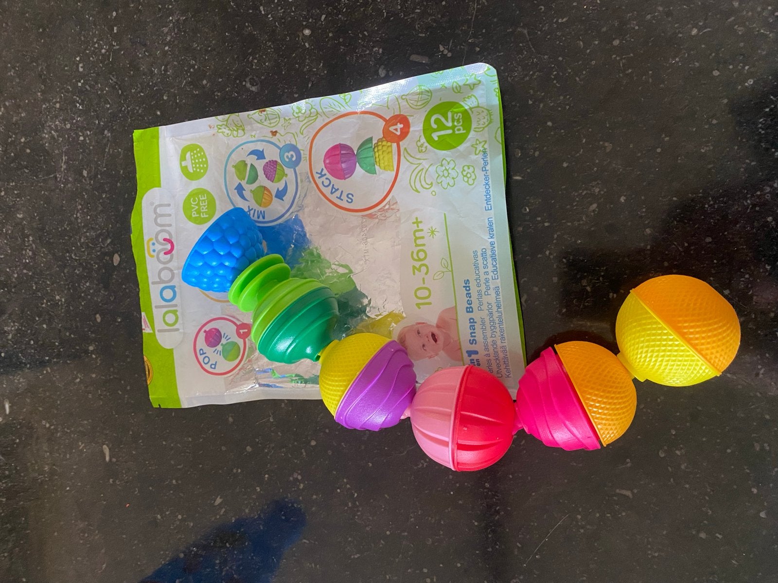 Lalaboom Snap Beads - Educatieve kralen voor baby's, Ophalen of Verzenden, Zo goed als nieuw, Overige typen