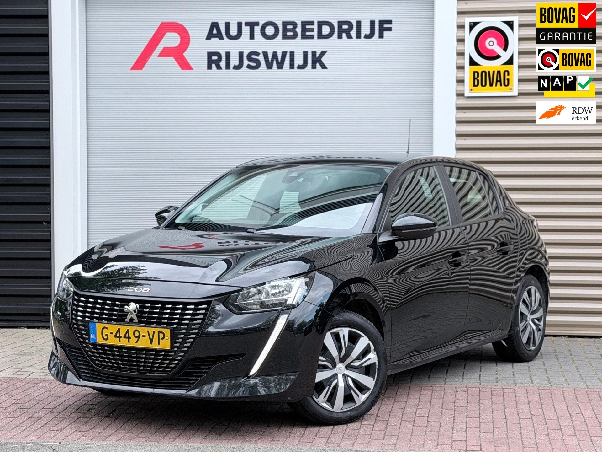 Peugeot 208 1.2 PureTech Blue Lease Active, Auto's, Voorwielaandrijving, Euro 6, 1199 cc, Zwart
