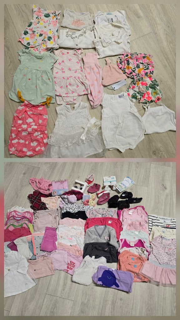 Pakket baby meisje 0-9 maanden, Kinderen en Baby's, Ophalen of Verzenden, Gebruikt, Hema, Meisje