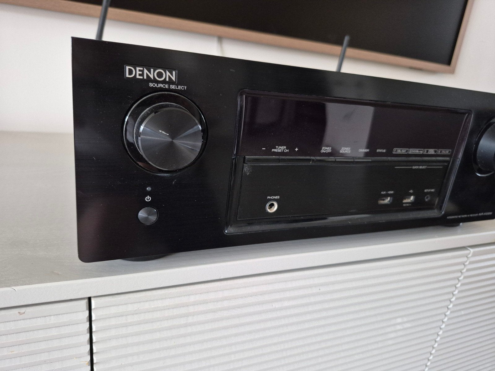 Denon 7.2 4K dolby atmos receiver met WiFi en Bluetooth, Ophalen, Denon, Zo goed als nieuw, 120 watt of meer