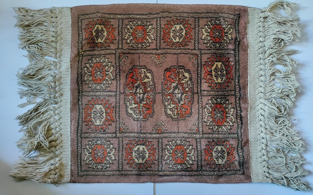 2x Vintage Bombay Tapijt, Antiek en Kunst, Antiek | Kleden en Textiel, Ophalen of Verzenden