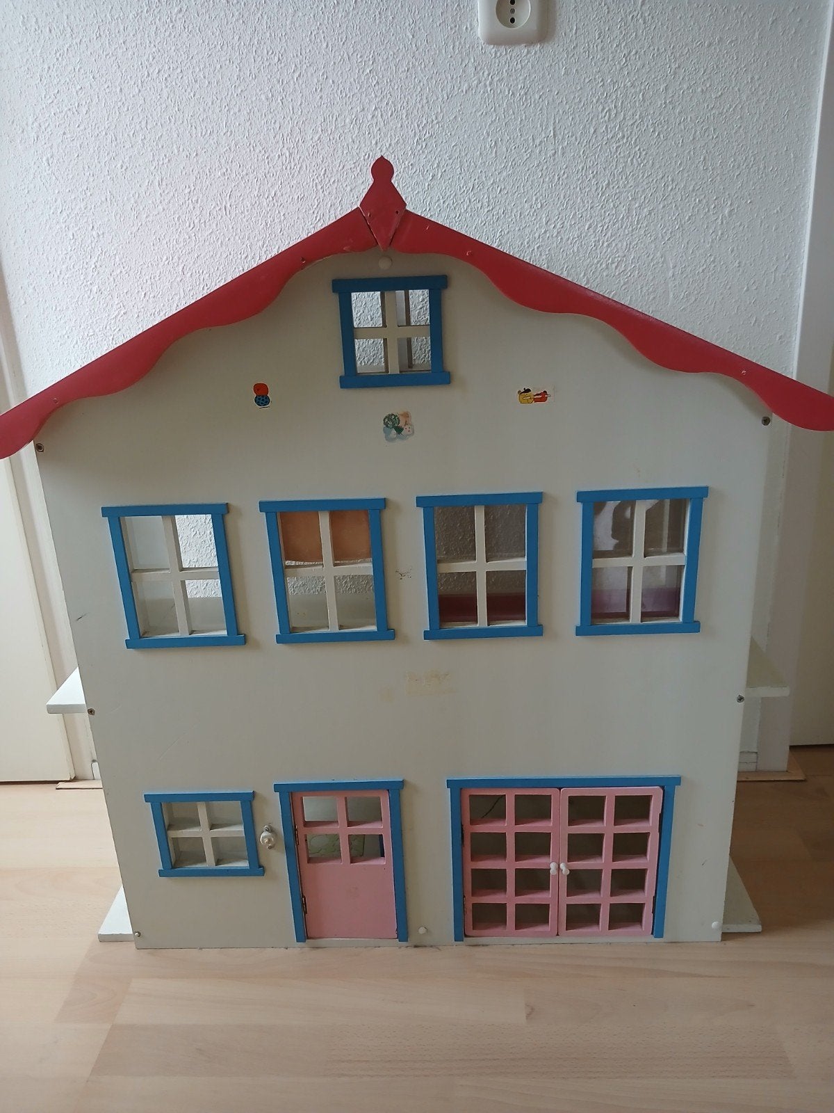 Groot handgemaakt poppenhuis, Ophalen, Gebruikt, Poppenhuis