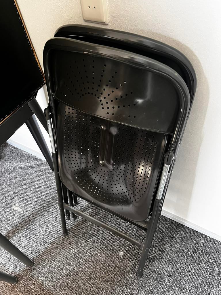 Ikea frode - set van 2 - grijs, Huis en Inrichting, Stoelen, Ophalen, Kunststof, Twee, Zo goed als nieuw