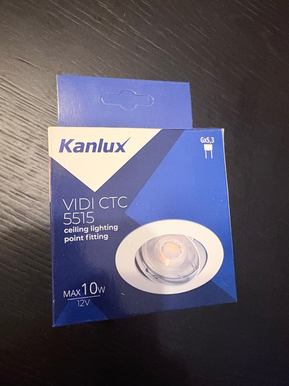 6x nieuwe Kanlux VIDI CTC 5515 Inbouw Plafondspots (6 stuks), Huis en Inrichting, Lampen | Spots, Metaal of Aluminium, Nieuw, Ophalen of Verzenden