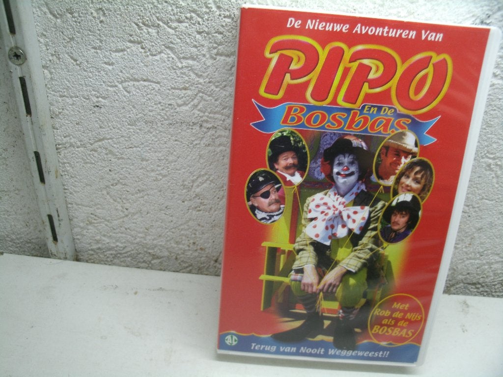 vhs 155a pipo en de bosbas ned gespr, Alle leeftijden, Ophalen of Verzenden, Gebruikt
