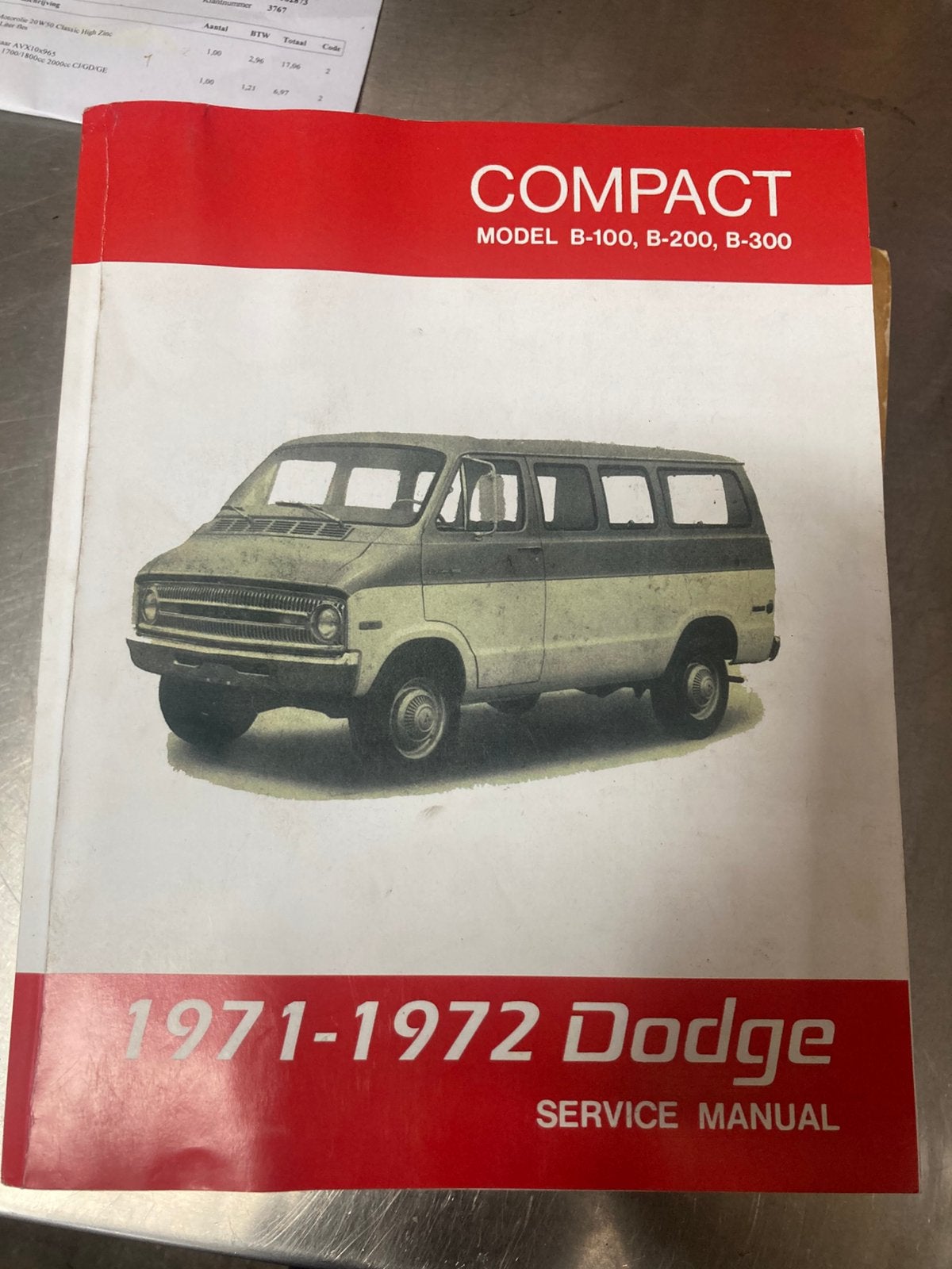 Dodge mopar van bus b 200 1971 1972, Ophalen of Verzenden