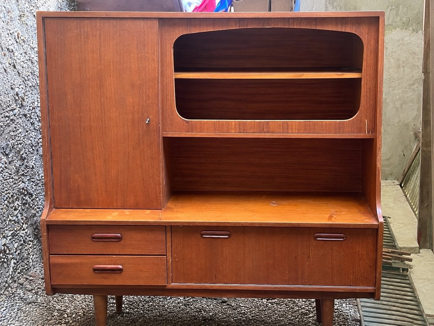Vintage Teak Dressoir, Ophalen