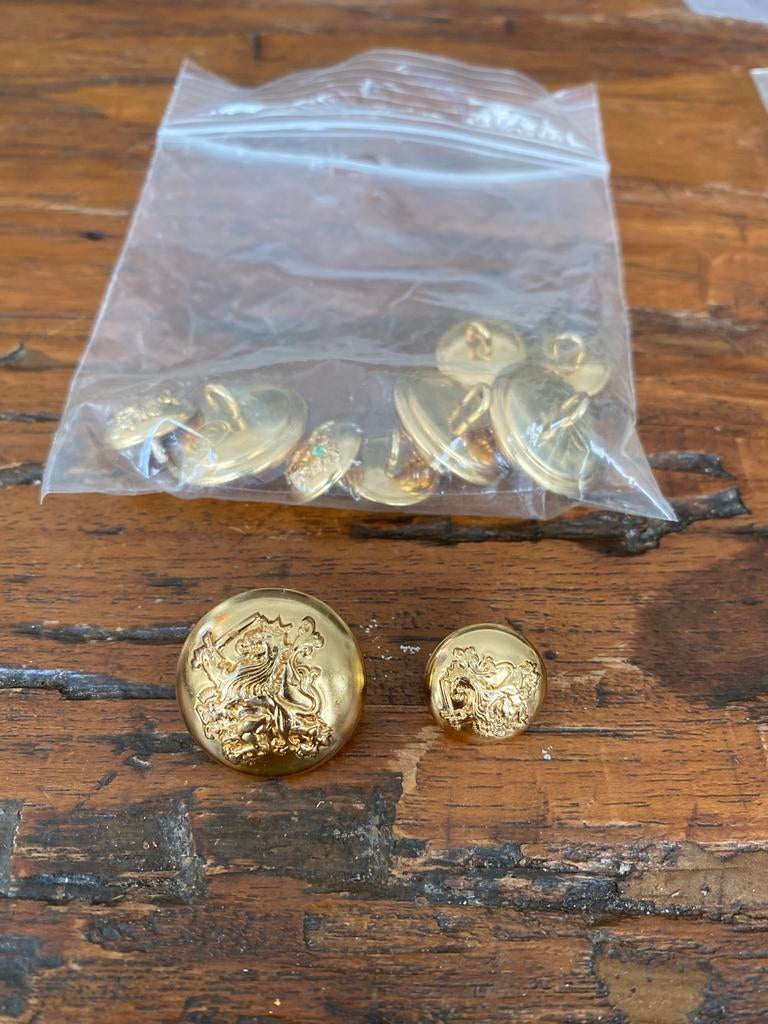 Nieuwe KL complete knopenset voor nette uniform DT, Verzamelen, Militaria | Algemeen, Ophalen of Verzenden, Landmacht, Nederland