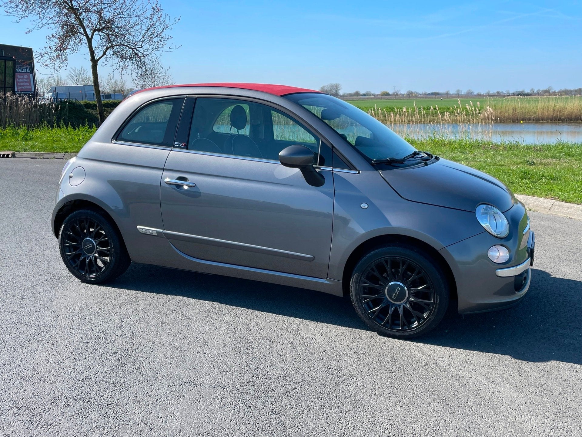Fiat 500 C 0.9 TwinAir Turbo Lounge, Cabrio, Climate ctrl, E, Gebruikt, Cabriolet, Leder en Stof, Origineel Nederlands