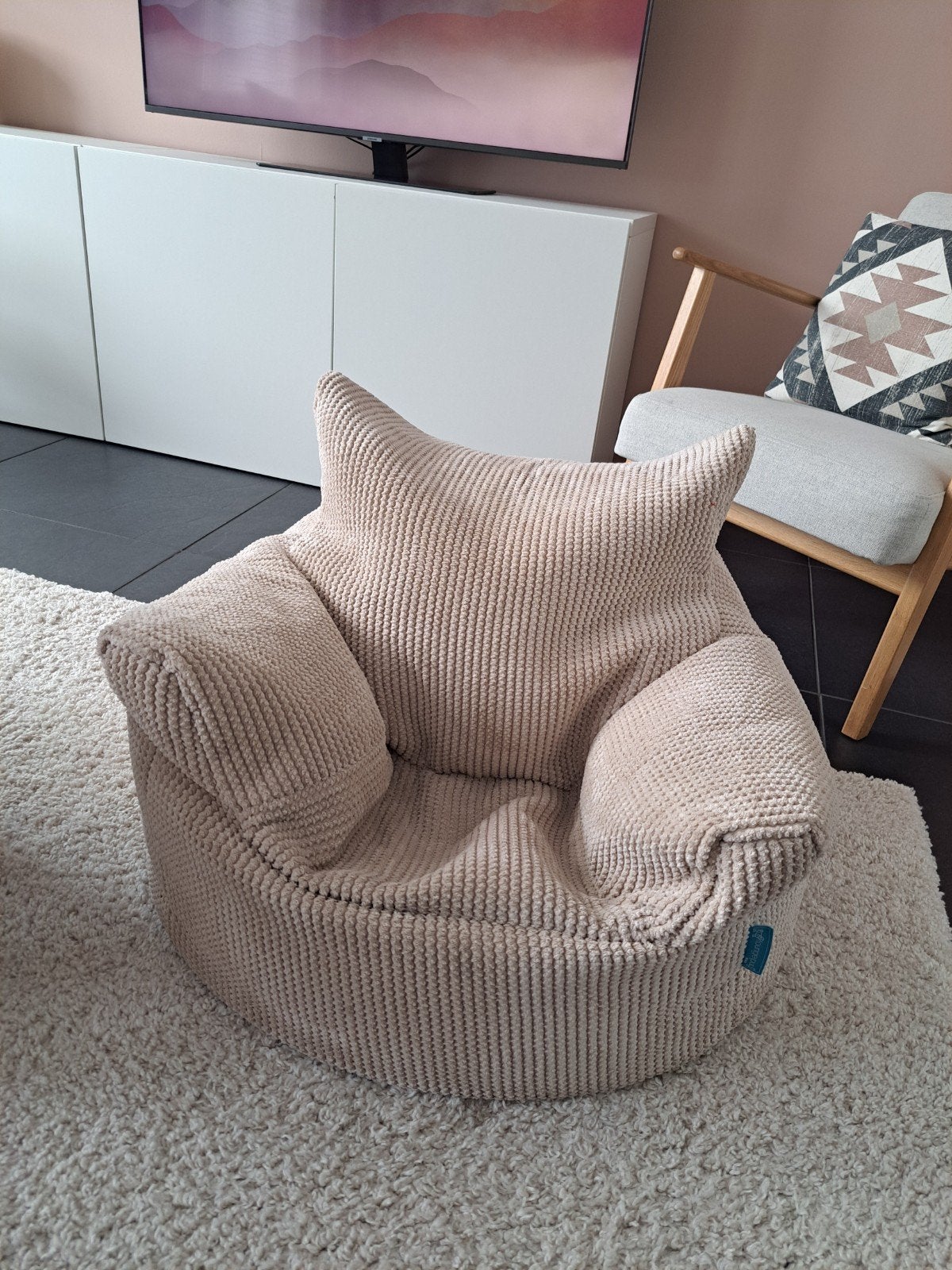 Big Bertha zitzak kinderfauteuil kinderstoel, Huis en Inrichting, Ophalen, Zo goed als nieuw