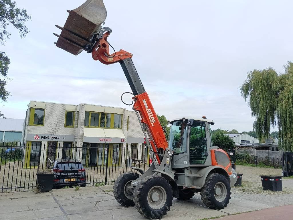 Atlas 75 E T telescopic mast wiellader loader lader, Wiellader of Shovel
