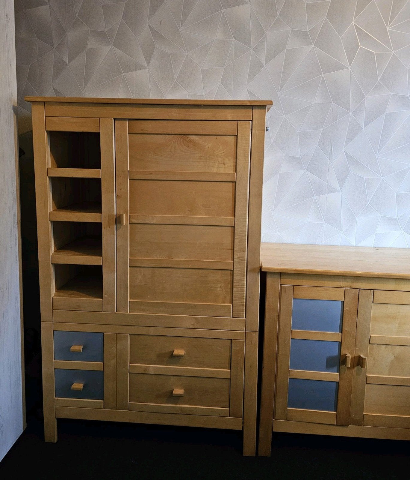 Baby Kledingkast en commode, Ophalen, Gebruikt