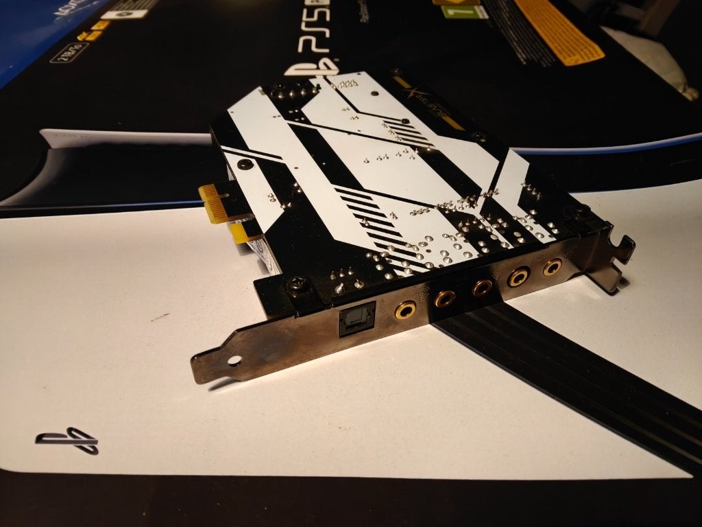 Soundblaster pro AE-5PLUS geluidskaart pcie., Computers en Software, Ophalen, Zo goed als nieuw, Intern, Creative Sound Blaster