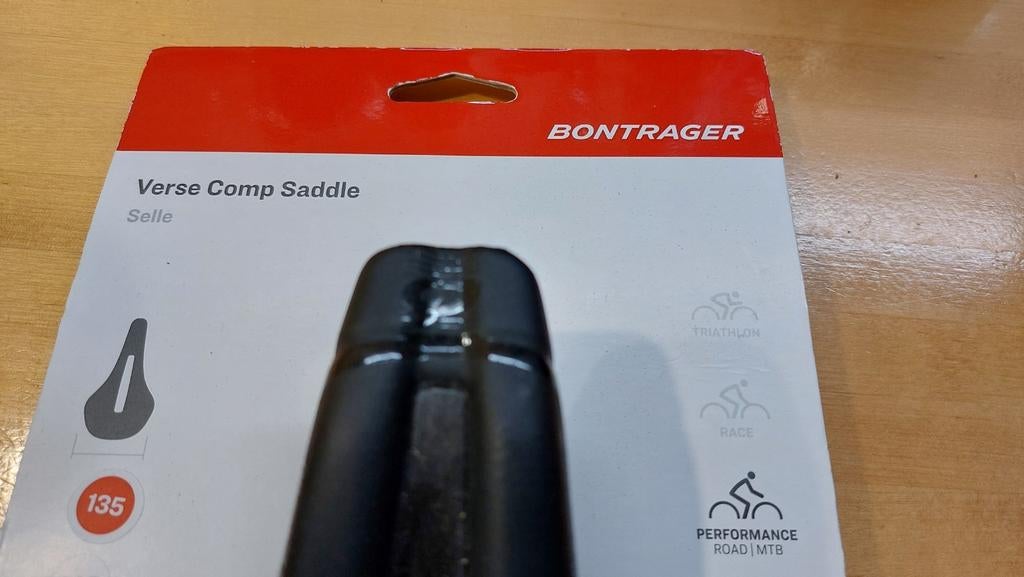Bontrager Verse Comp Racezadel 135mm S met gellaag, Fietsen en Brommers, Verzenden, Racefiets, Bontrager, Zadel