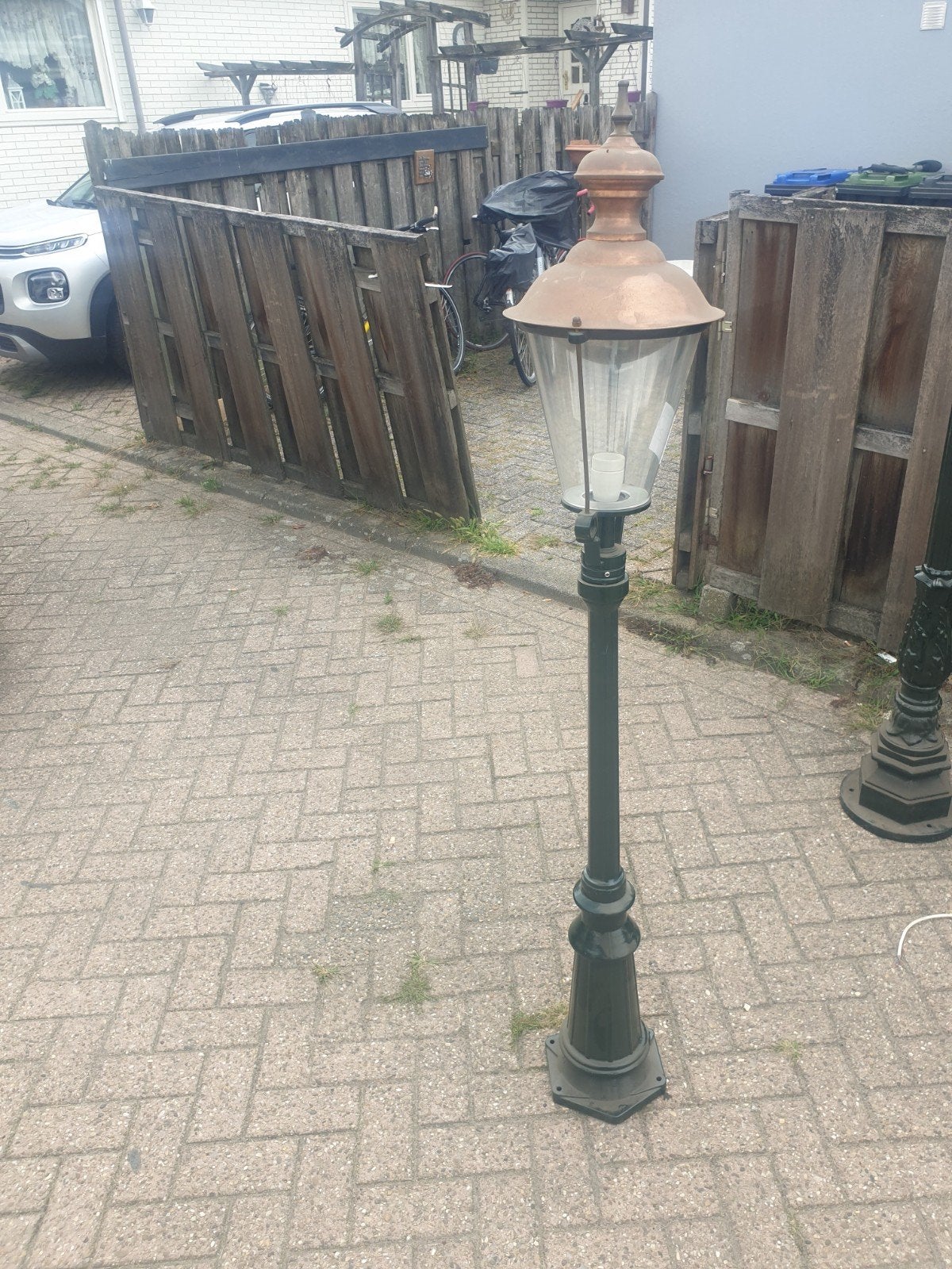 Prachtig antiek lantarenpaal, Antiek en Kunst, Ophalen of Verzenden