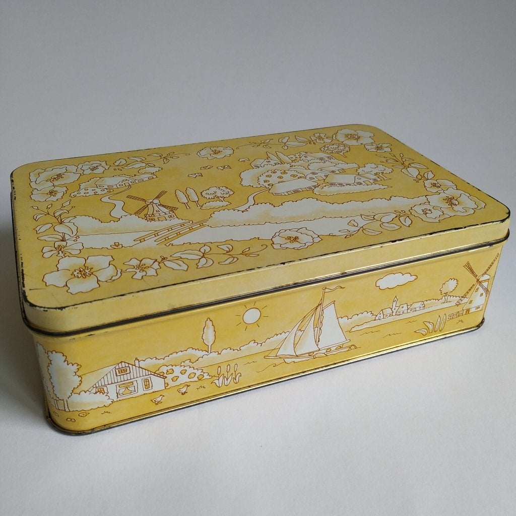Vintage Koekblik Verkade, Verzamelen, Blikken, Ophalen of Verzenden, Gebruikt, Koek(jes), Verkade