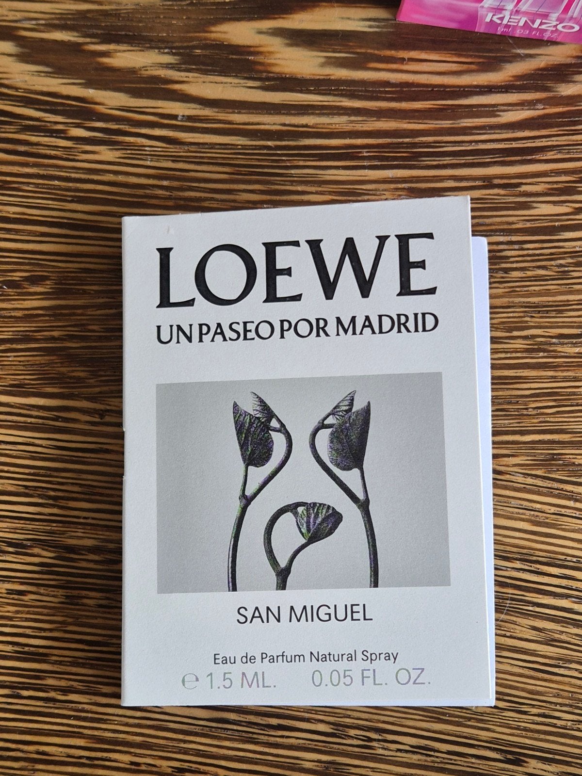 Loewe Un Paseo Por Madrid San Miguel Eau de Parfum 1.5ml, Verzenden, Nieuw