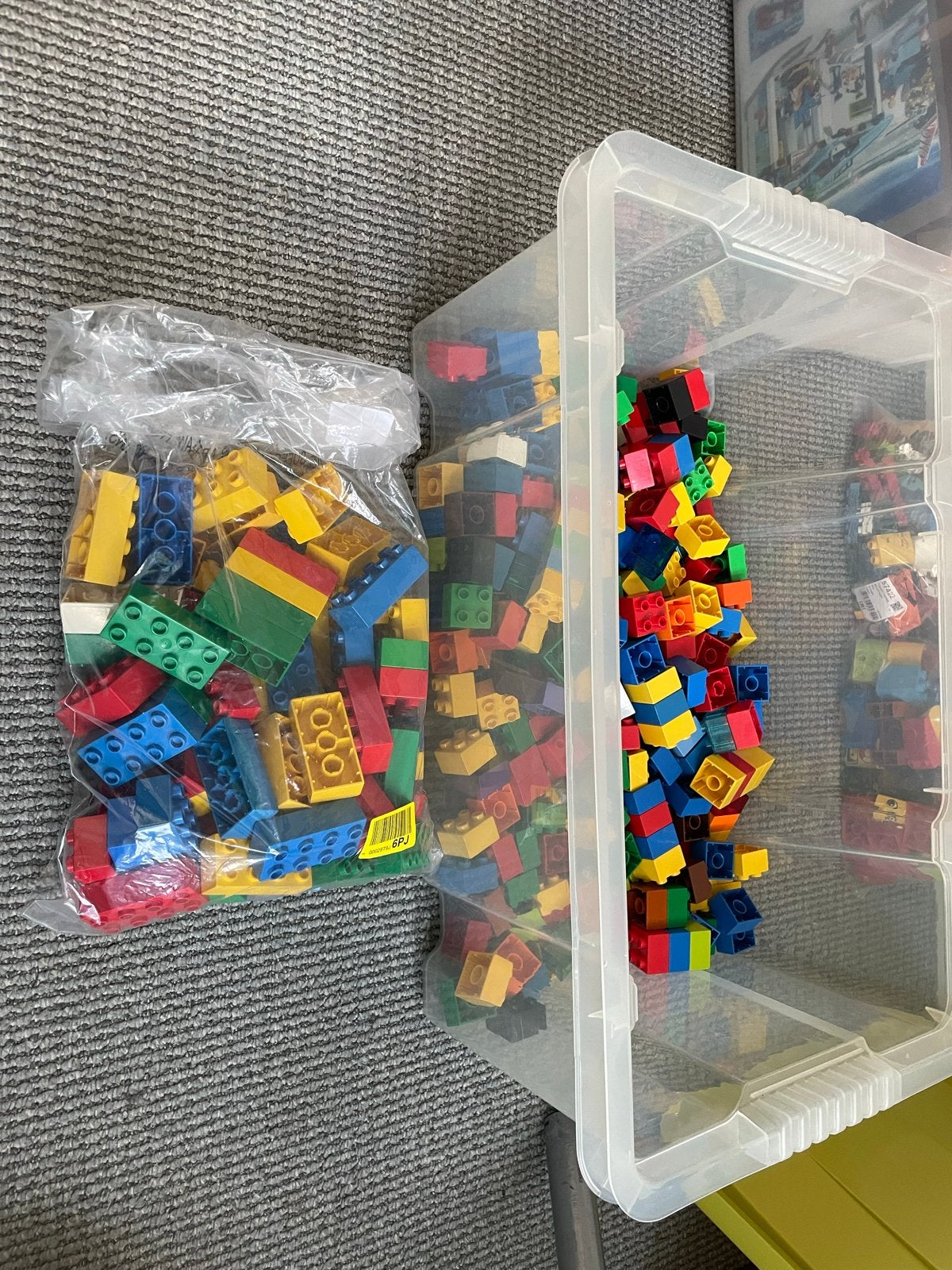 Grote partij diverse Lego Duplo blokken en figuren, Ophalen, Inclusief minifiguren, Gebruikt, Duplo
