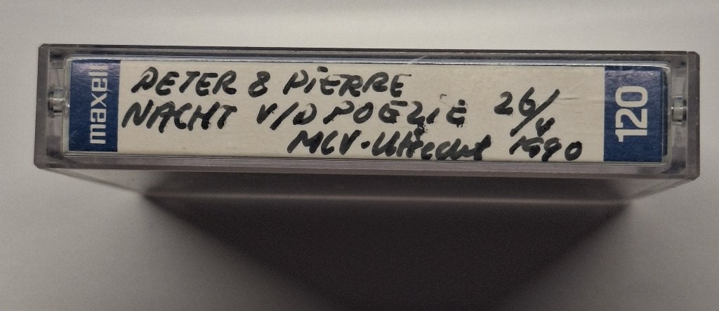 Peter te Bos (Claw Boys Claw) + Pierre = Nacht van Poezie'90, Ophalen of Verzenden, Cd of Plaat