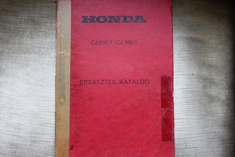 Honda CJ250T CJ350T ersatzteil katalog onderdelen boek CJ, Motoren, Ophalen of Verzenden, Honda