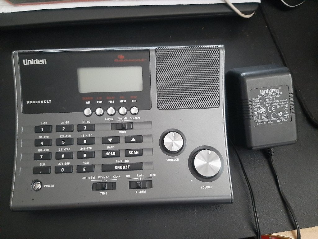 Uniden Bearcat UBC-360CLT, Telecommunicatie, Ophalen of Verzenden, Zo goed als nieuw, 200 tot 500 kanalen