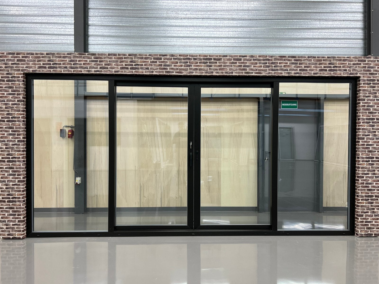 4 delig Schuifpui compleet met Hr++ glaagd glas, Doe-het-zelf en Verbouw, Kozijnen en Schuifpuien, Kunststof, Nieuw, Ophalen of Verzenden