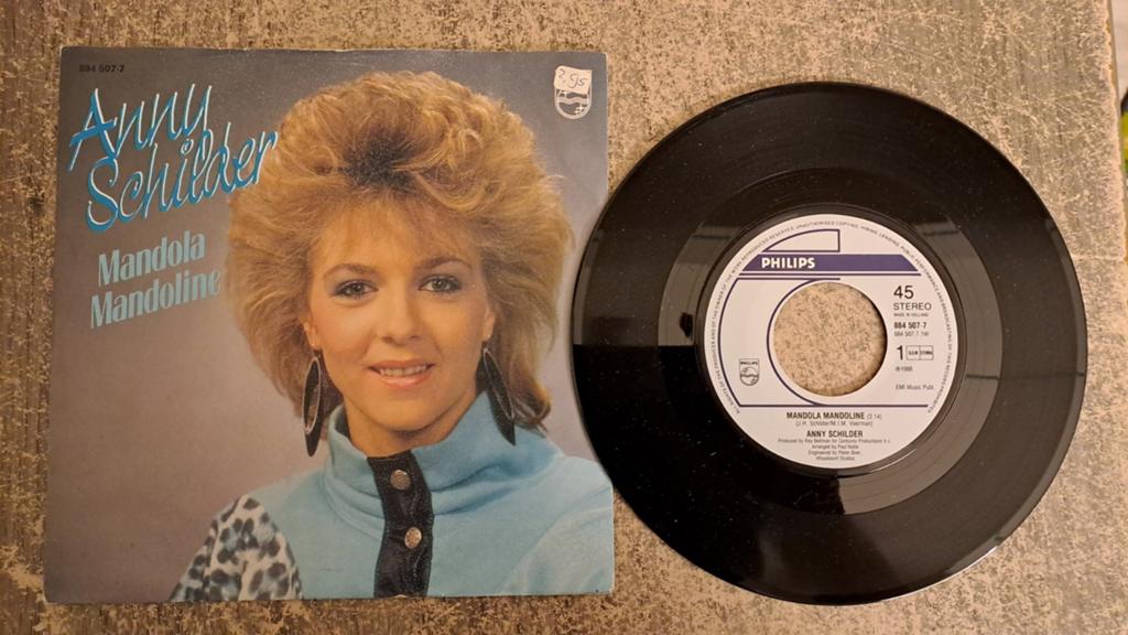 Anny schilder  - mannola mandoline, Cd's en Dvd's, Gebruikt, 7 inch, Single, Pop