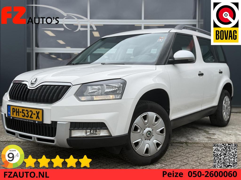 Skoda Yeti 1.2 TSI Active - Airco - Radio - Trekhaak, Voorwielaandrijving, Euro 5, Stof, Gebruikt