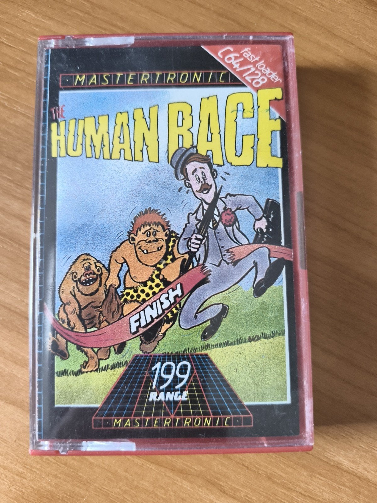 The Human Race - Commodore 64 Cassette Game, Gebruikt, 1 speler, Racen en Vliegen, Eén computer