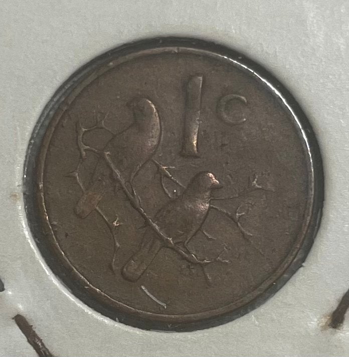 1 cent Zuid Afrika 1967, Ophalen of Verzenden