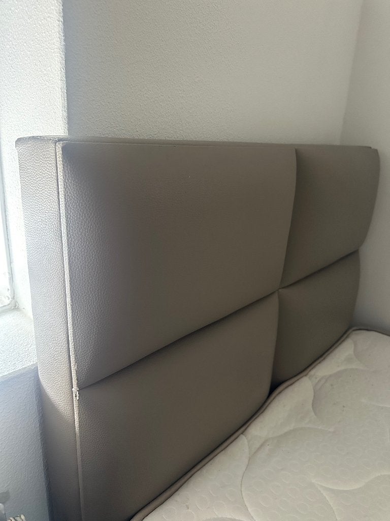 Boxspring 90x200, Ophalen, Gebruikt, 90 cm, Eenpersoons