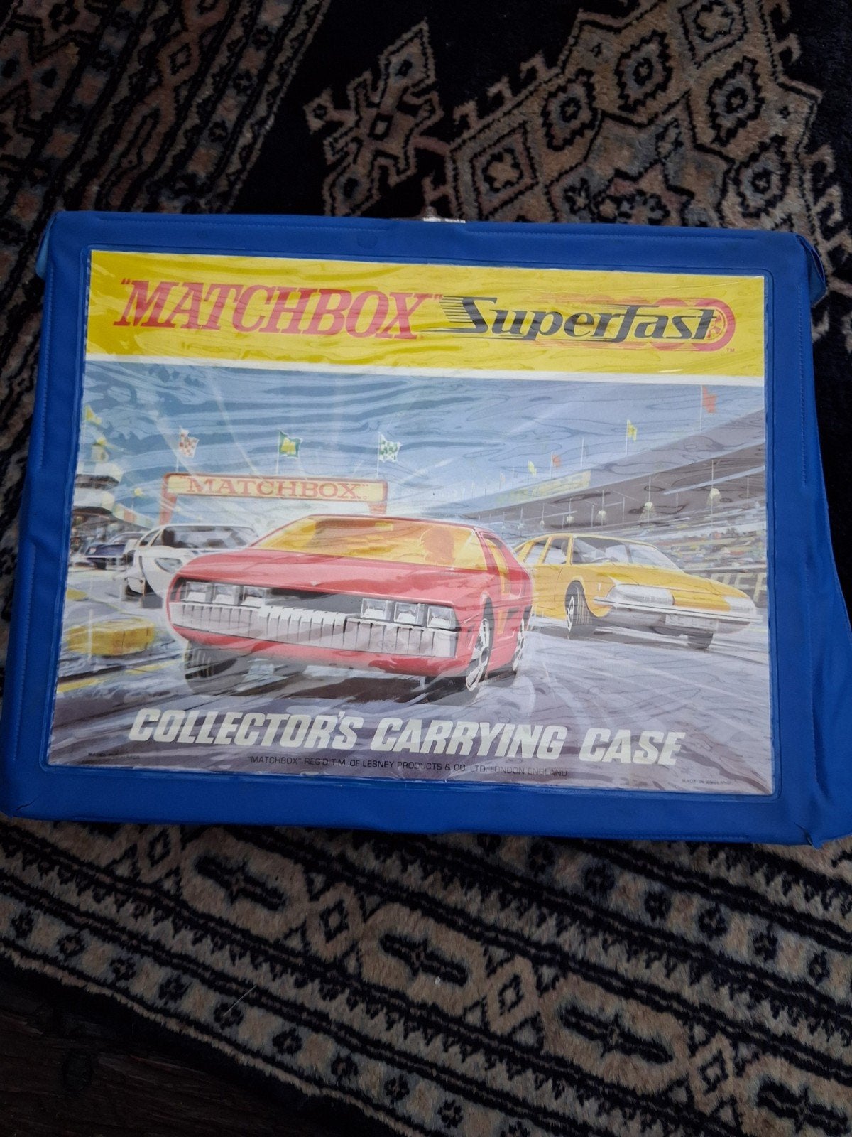 Matchbox Autokoffer Jaren 70 - Voor 48 Auto's, Ophalen of Verzenden, Gebruikt
