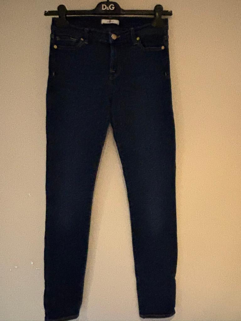 7 for all mankind jeans maat 28, Kleding | Dames, Spijkerbroeken en Jeans, Ophalen of Verzenden, Zo goed als nieuw, Blauw, W28 - W29 (confectie 36)