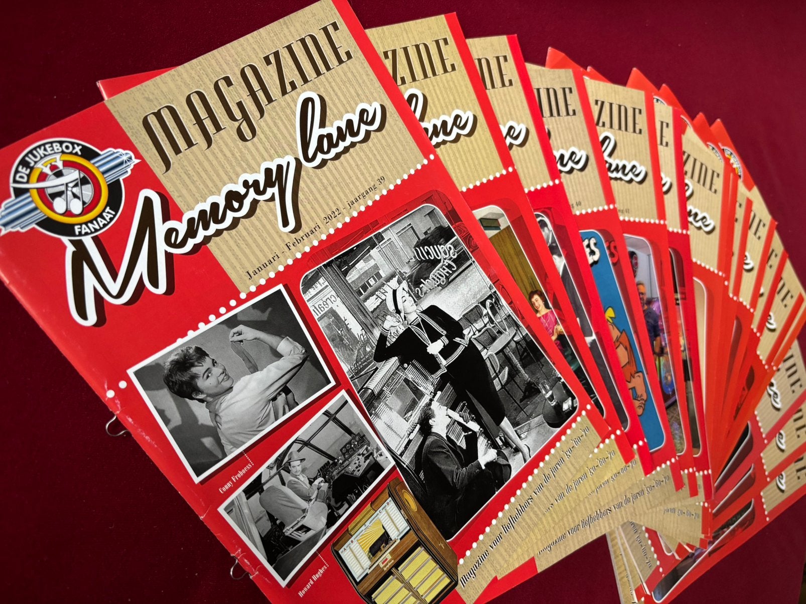 Magazine De Jukebox Fanaat / Memory Lane glossy tijdschrift, Ophalen of Verzenden, 1980 tot heden, Nederland, Tijdschrift