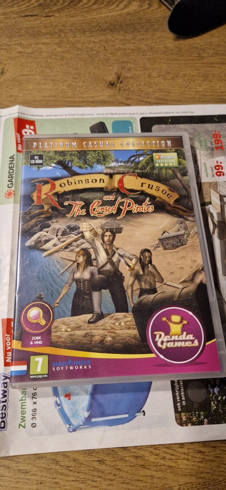 Robinson Crusoe and The Cursed Pirates PC Game, Avontuur en Actie, Gebruikt, 1 speler, Ophalen of Verzenden