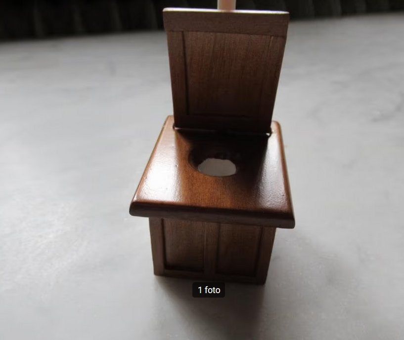 Houten poppen wc uit Engeland, Oosterveldweg 15, 7274 DZ, Nieuw, Ophalen of Verzenden, Accessoires
