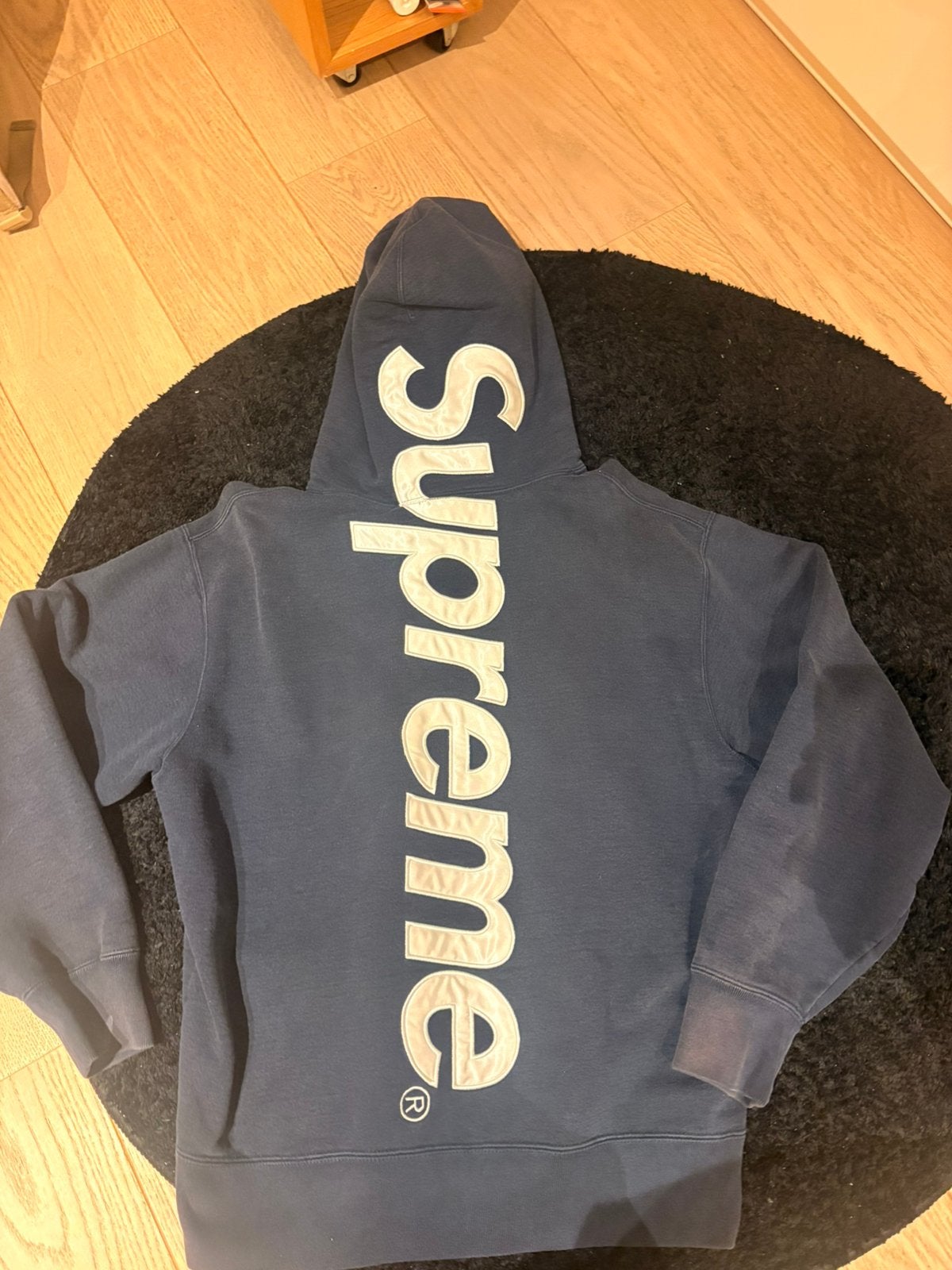 Supreme Hoodie, Ophalen of Verzenden, Zo goed als nieuw, Maat 46 (S) of kleiner, Blauw