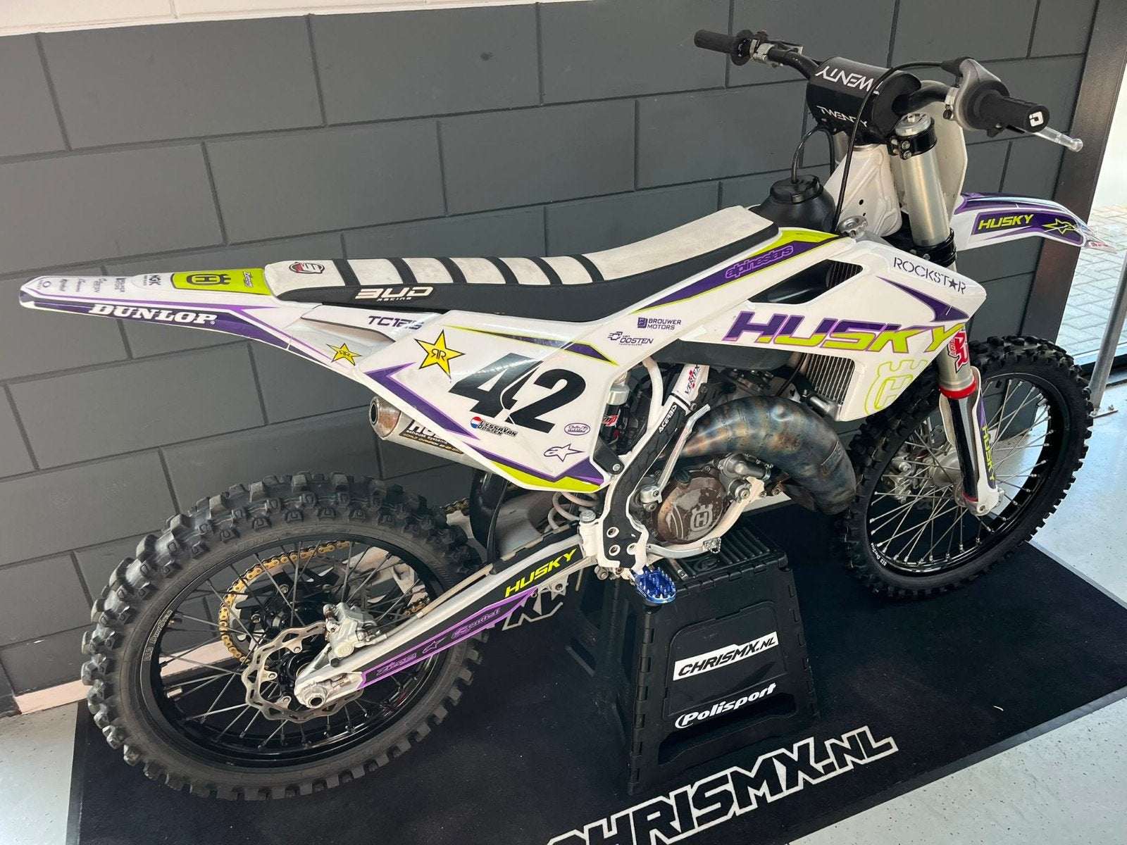 Husqvarna tc 125 sx 19/6 geplaatst, Bedrijf, Crossmotor, 125 cc