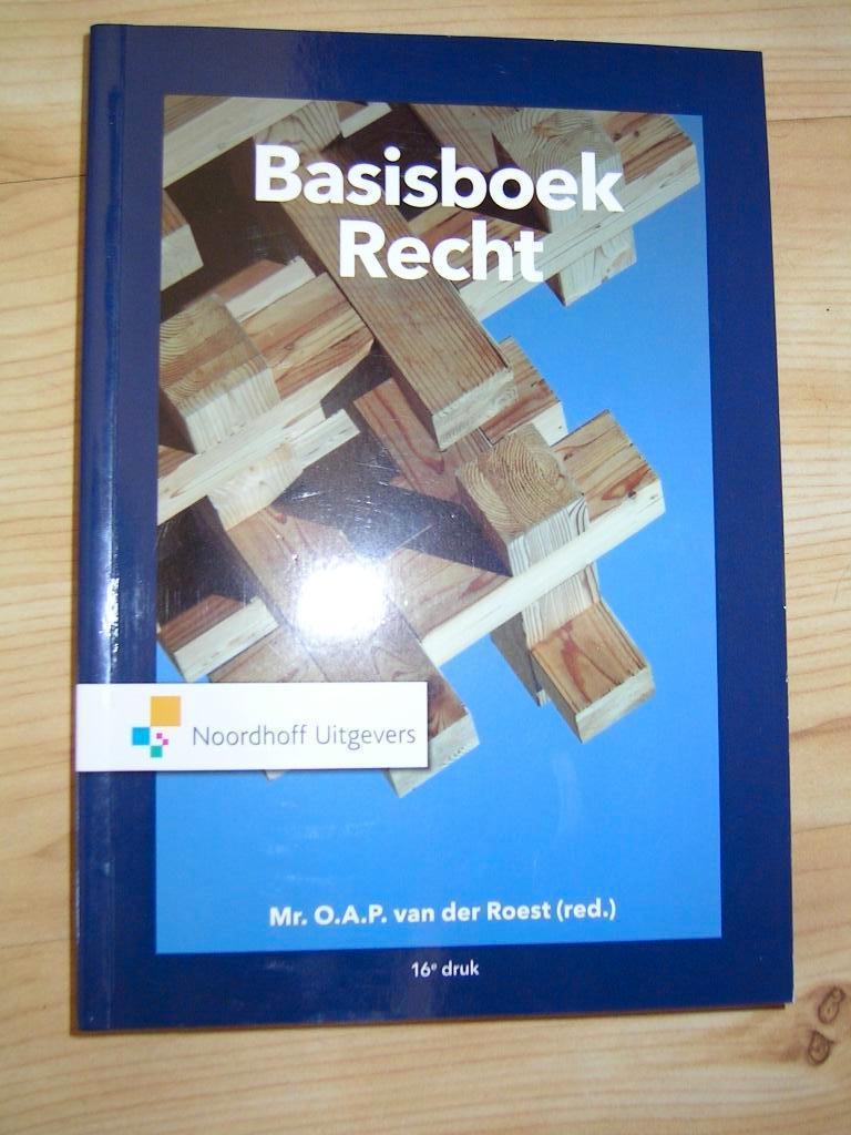 Basisboek recht NIEUW, Ophalen of Verzenden, Alpha, Nieuw, HBO