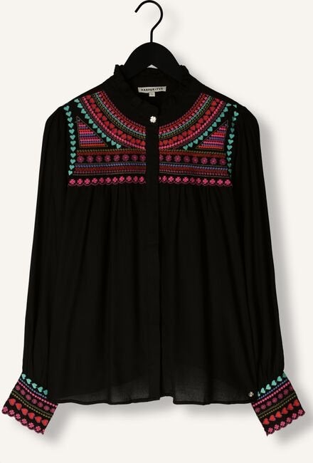 Harper & Yve - zwarte Yasmin blouse met borduursels | maat S, Zwart, Ophalen of Verzenden, Maat 36 (S), Harper & Yve